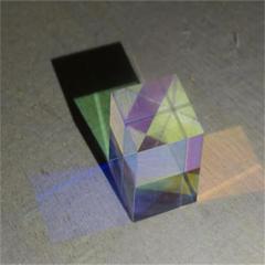 (光學)合色棱镜无瑕疵 六面亮20x20x20mm 物理实验 光的传播 投影仪原理